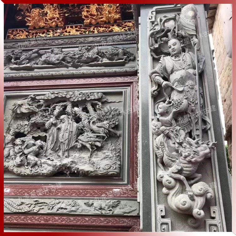 寺廟浮雕石雕壁畫 